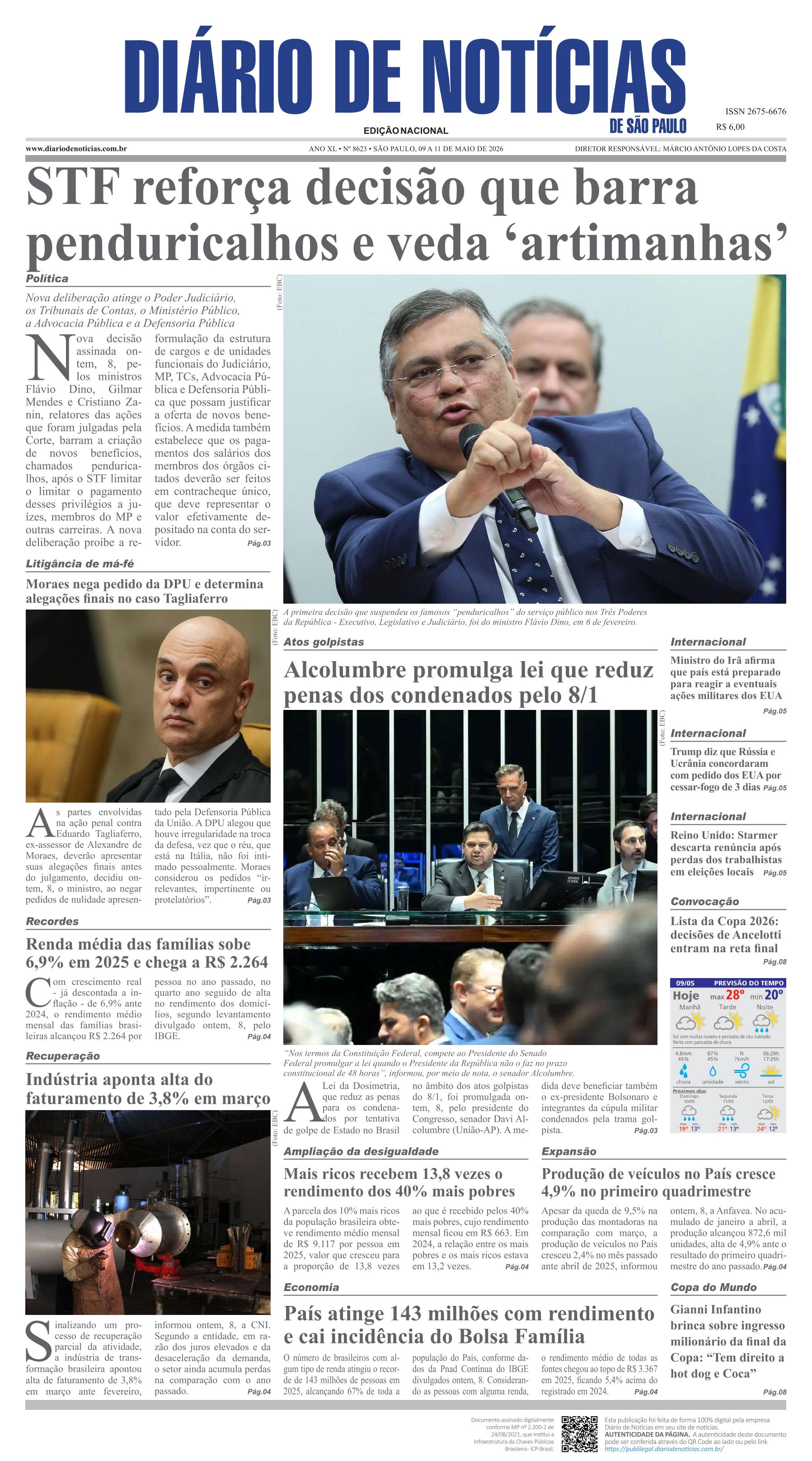 Capa do Jornal