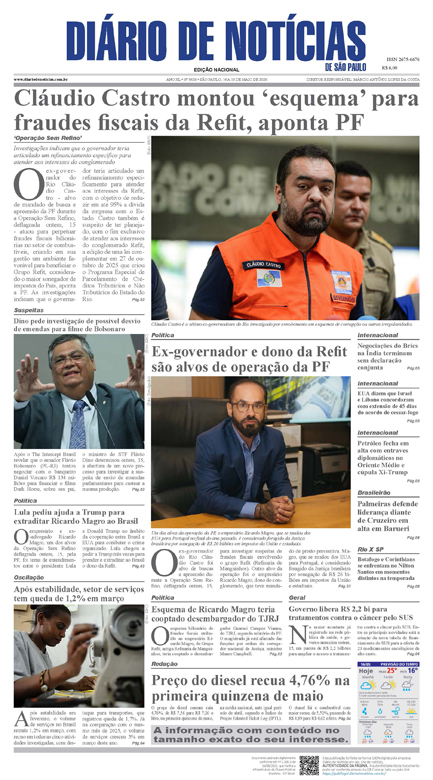 Capa do Jornal