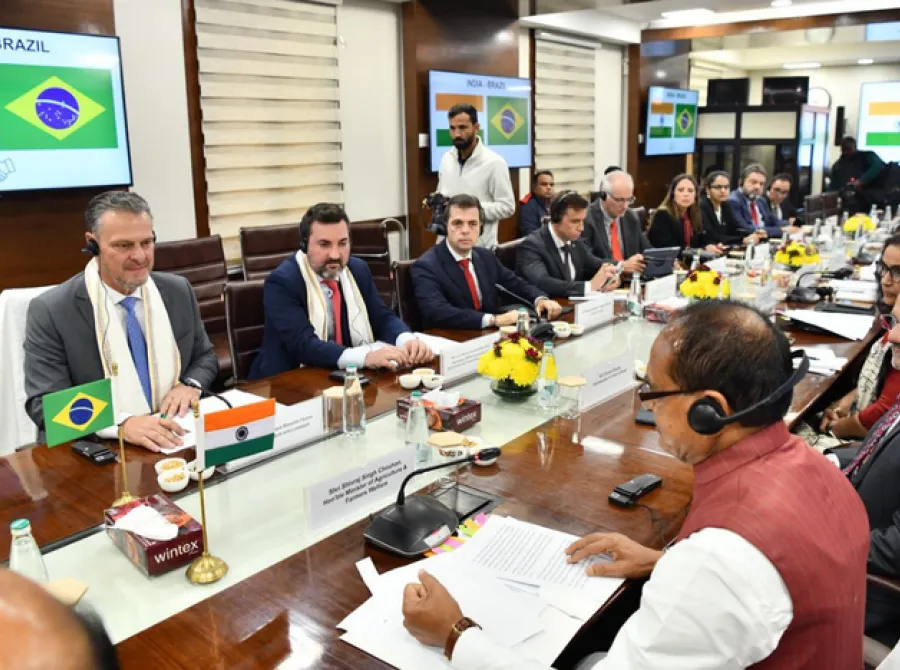 Brasil e Índia avançam em cooperação agrícola, diz Ministério da Agricultura