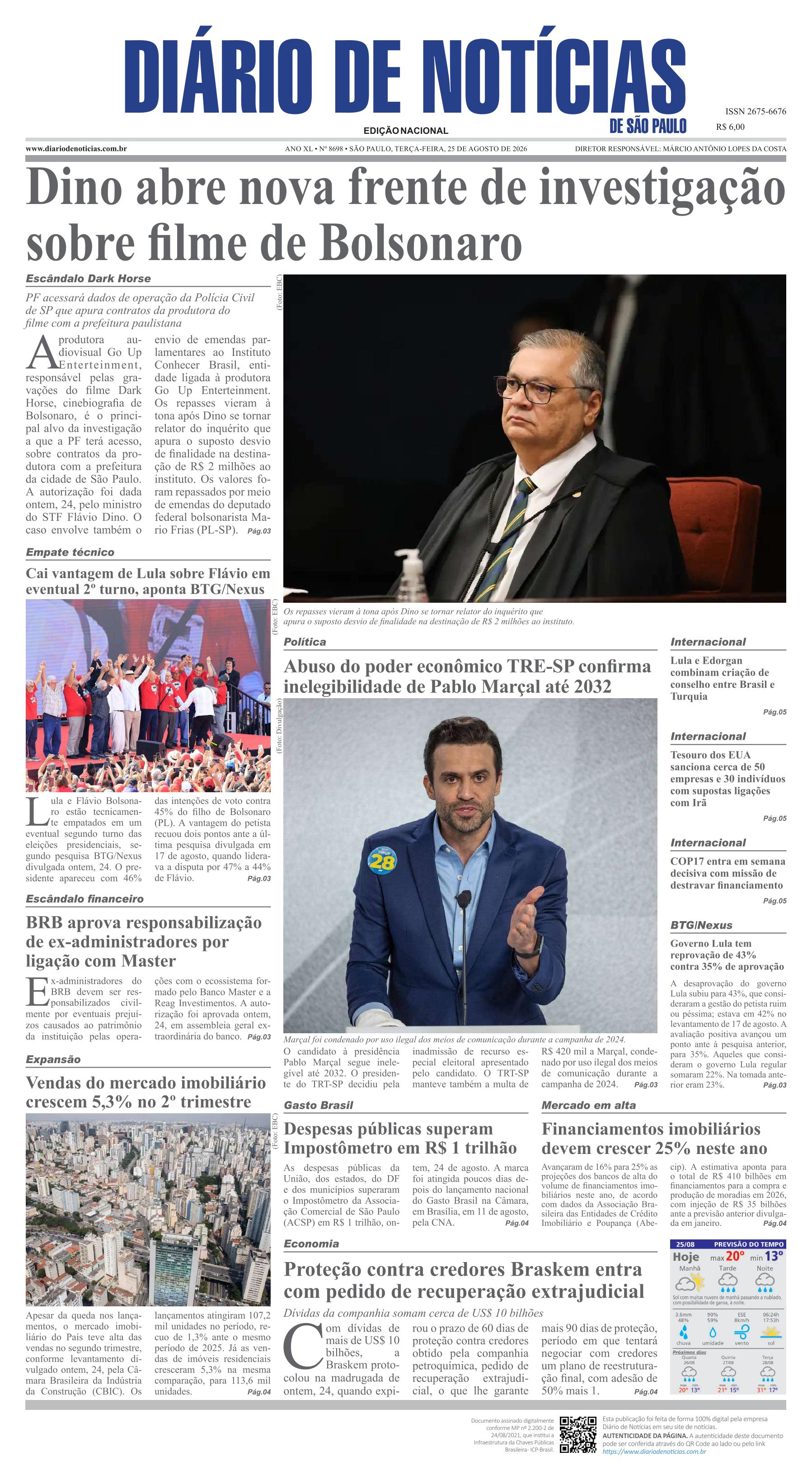 Capa do Jornal