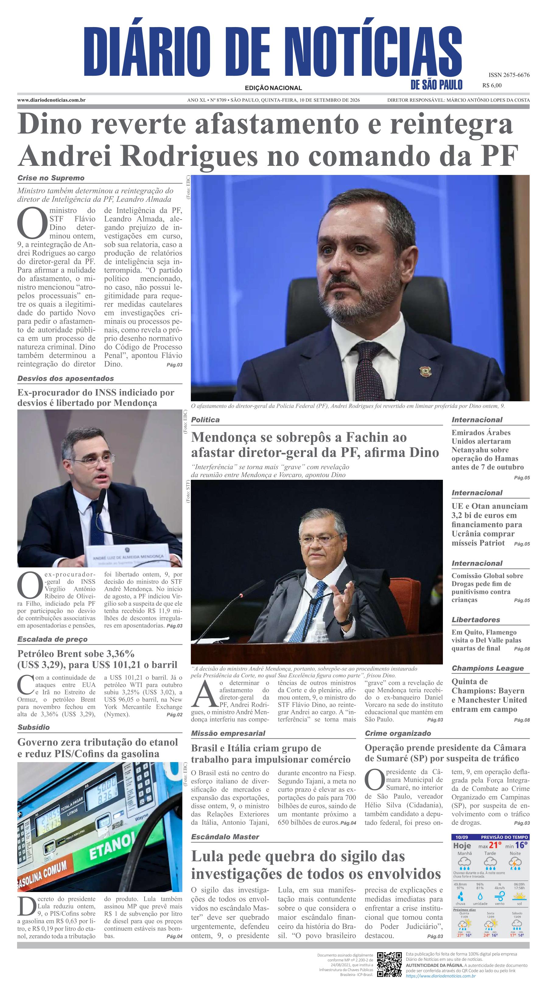 Capa do Jornal