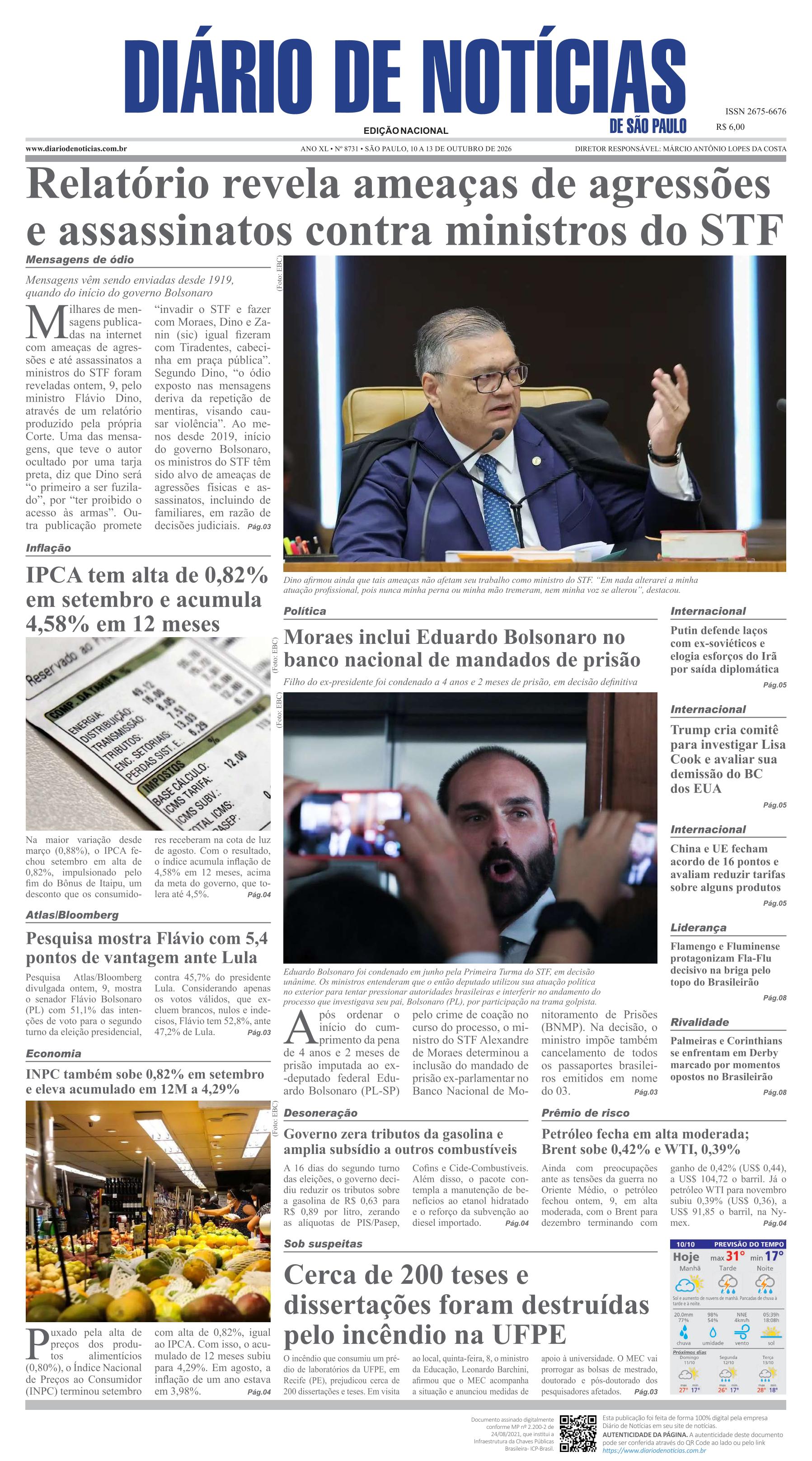 Capa do Jornal