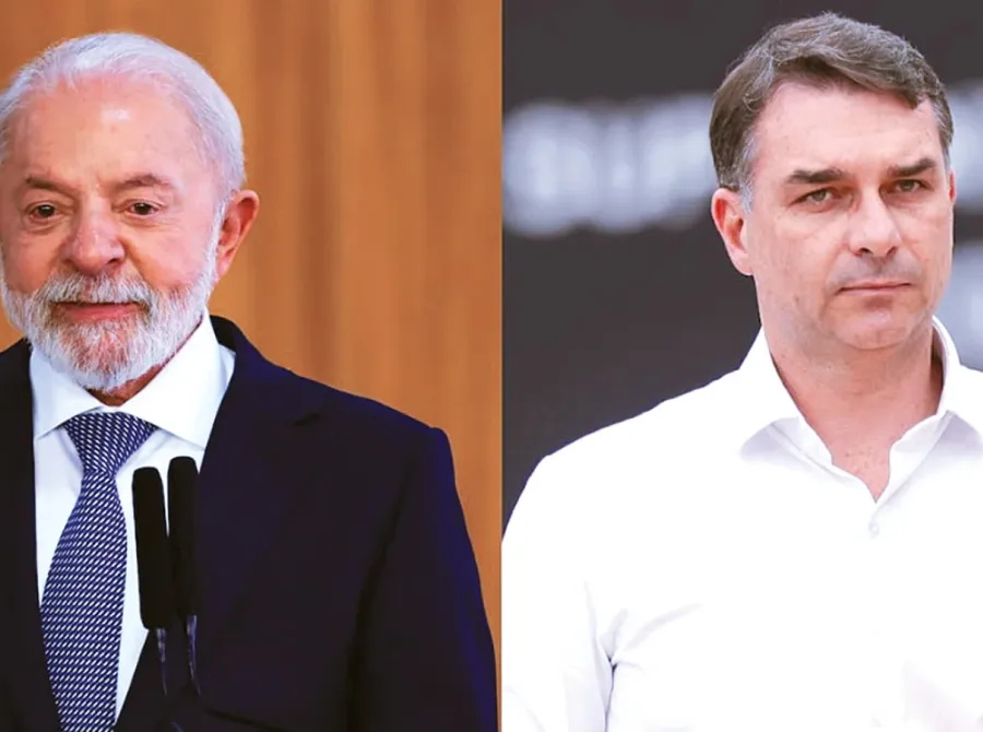 Flávio Bolsonaro tem 45,3% contra 44,7% de Lula no 2º turno, aponta pesquisa Meio/Ideia