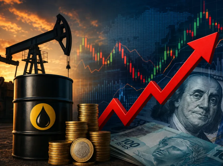 Taxas avançam na esteira de dólar, petróleo e yields de Treasuries