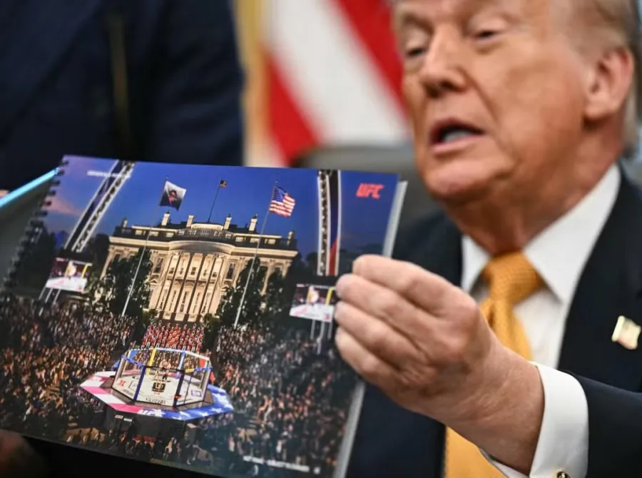 Donald Trump completa 80 anos com espetáculo de lutas do UFC na Casa Branca