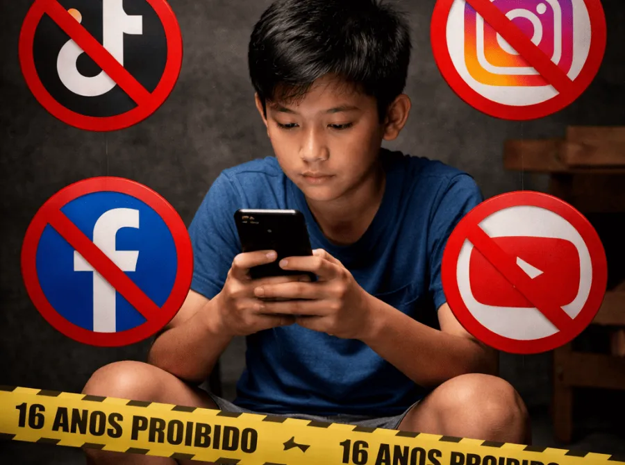 Redes sociais para menores de 16 anos estão proibidas desde março