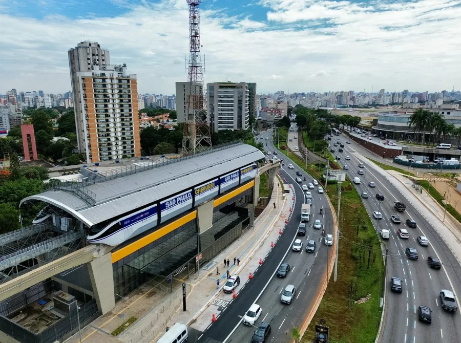 Monotrilho de Congonhas tem nova estação e 1º trajeto em Y de SP; entenda como funciona
