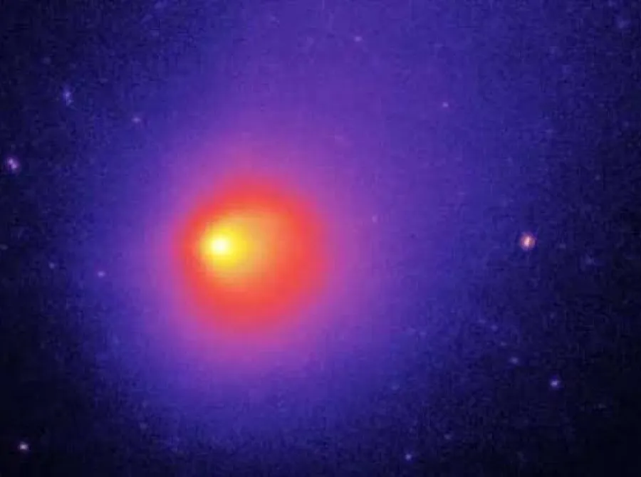 Cometa fica cerca de 20 mil vezes mais brilhante após explosões inesperadas