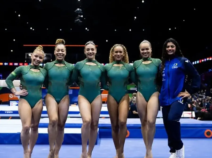 Brasileiras ficam fora do top 10 do individual geral no Mundial de Ginástica Artística